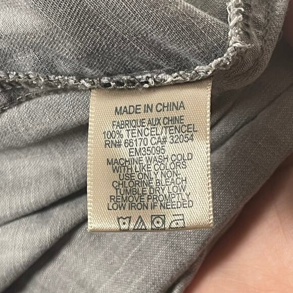 Cloth & Stone • Stone Washed Gray Button Up Long Sleeve - Picture 5 of 5